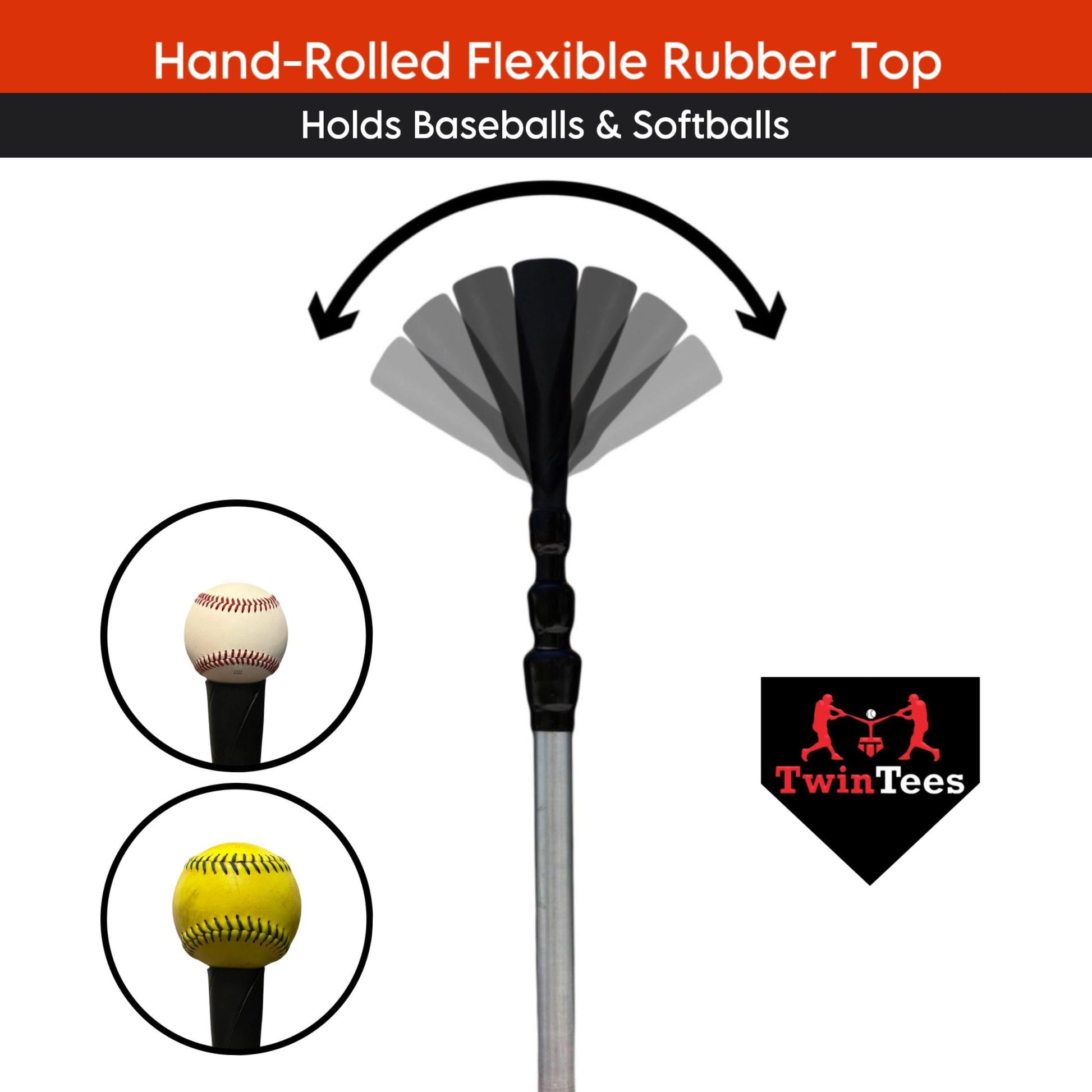 TwinTee™ 2.0 Heavy Duty Batting Tee - Twin Tee